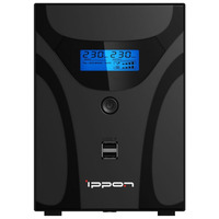 ИБП Ippon Smart Power Pro II Euro 1200 720 Вт 1200 ВА Черный